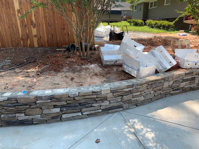 Southeastern Tree and Landscaping | new stone wall